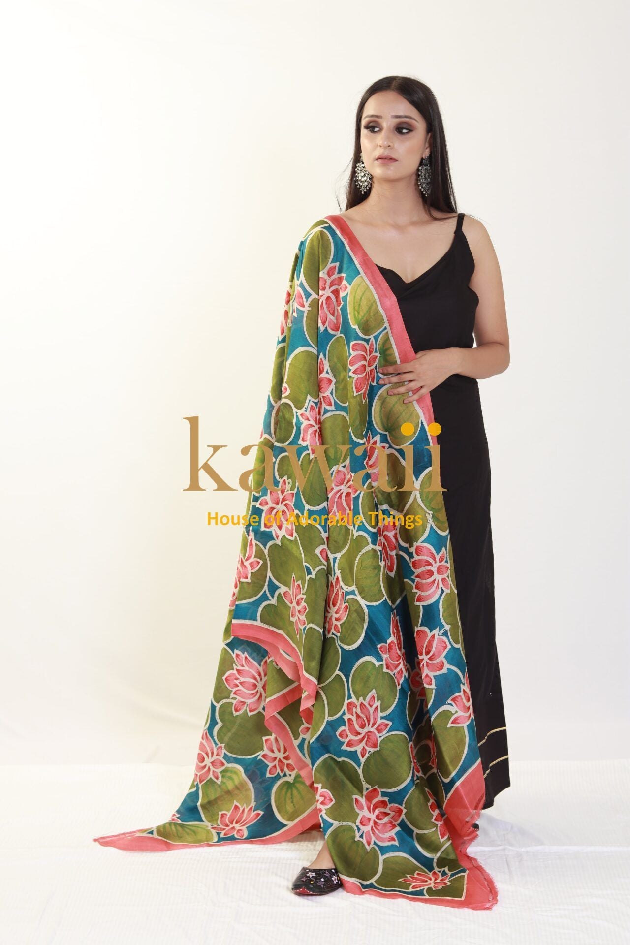 Jalaj Lotus Dupatta